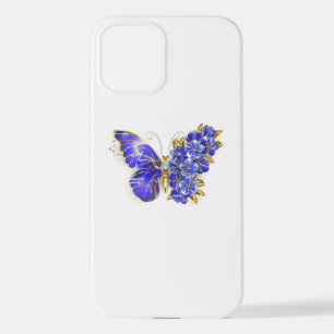 Blume Sapphire Butterfly iPhone 12 Hülle