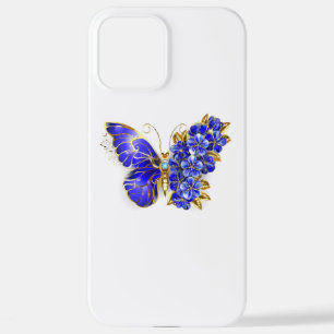 Blume Sapphire Butterfly iPhone 12 Pro Max Hülle