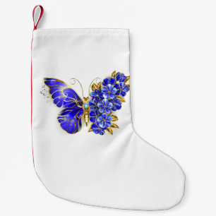 Blume Sapphire Butterfly Kleiner Weihnachtsstrumpf