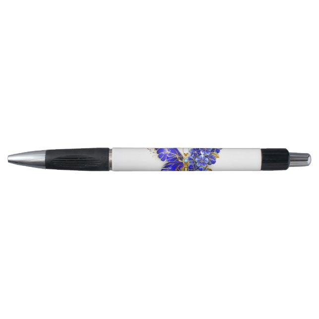 Blume Sapphire Butterfly Kugelschreiber (Vorderseite)