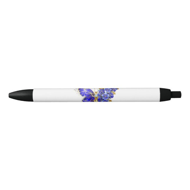Blume Sapphire Butterfly Kugelschreiber (Vorderseite)