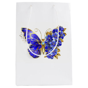 Blume Sapphire Butterfly Mittlere Geschenktüte