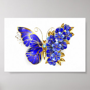 Blume Sapphire Butterfly Poster