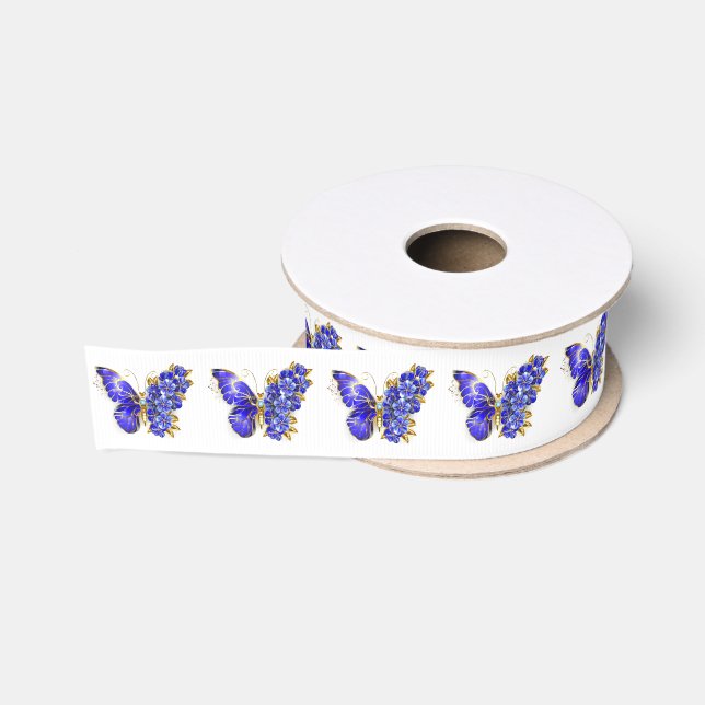 Blume Sapphire Butterfly Ripsband (Spule)