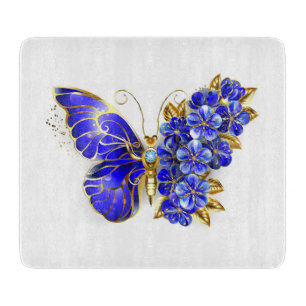 Blume Sapphire Butterfly Schneidebrett