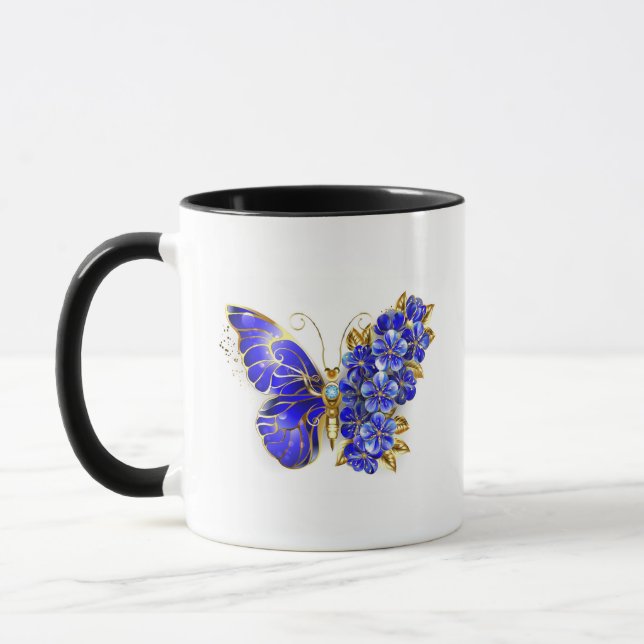 Blume Sapphire Butterfly Tasse (Links)