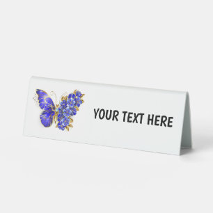 Blume Sapphire Butterfly Tischaufsteller