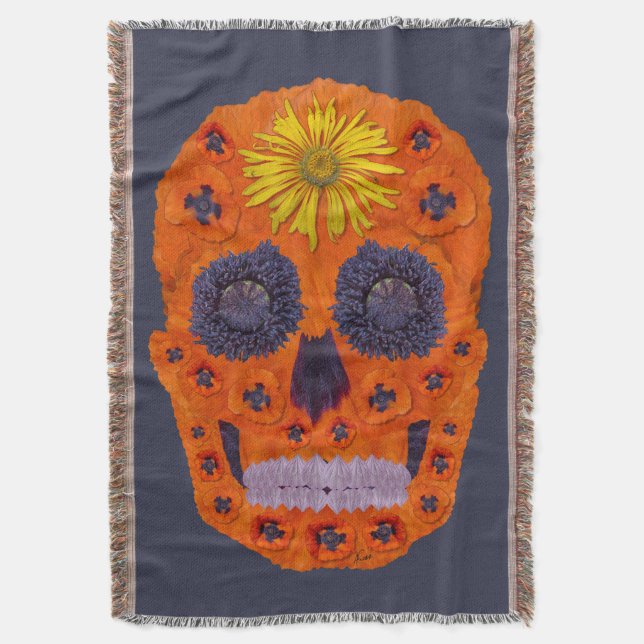 Blume Schädel 1 Decke (Vorderseite Vertikal)
