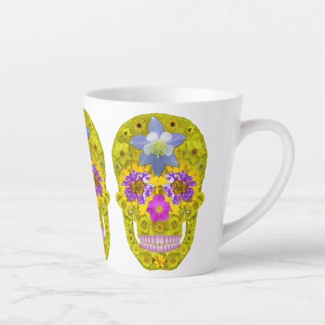 Blume Schädel 3 Milchtasse (Rechts)