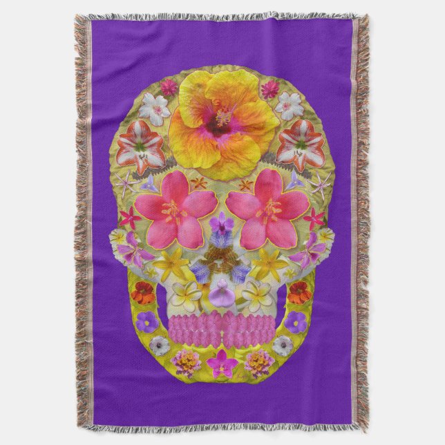 Blume Schädel 4 - tropisch Decke (Vorderseite Vertikal)