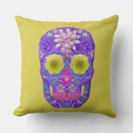 Blume Schädel 5 Kissen