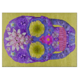 Blume Schädel 5 Schneidebrett