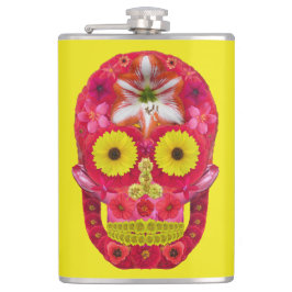 Blume Schädel 6 Flachmann