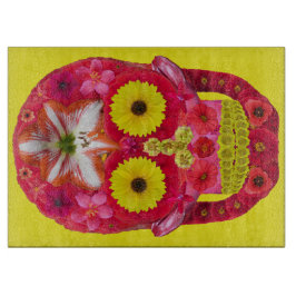 Blume Schädel 6 Schneidebrett