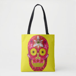 Blume Schädel 6 Tasche