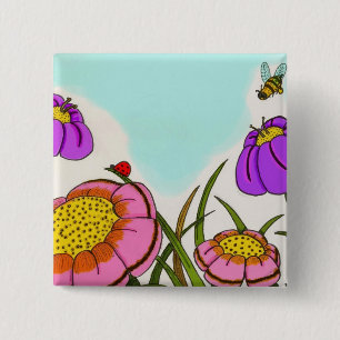Blume-Schaltfläche Button