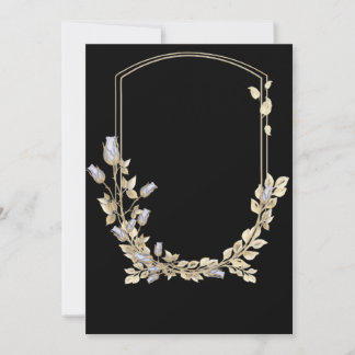 Blume-Schild-Hochzeit Einladung