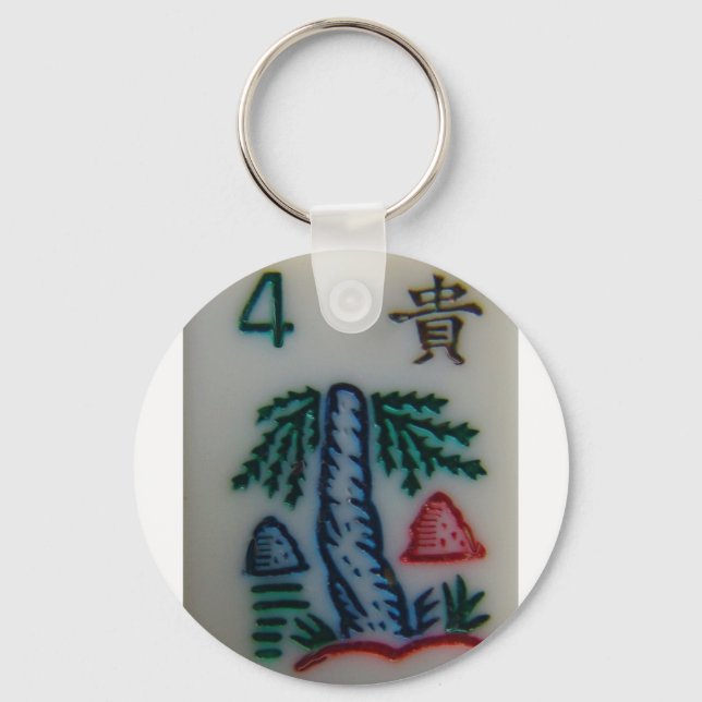 Blume Schlüsselanhänger (Vorderseite)