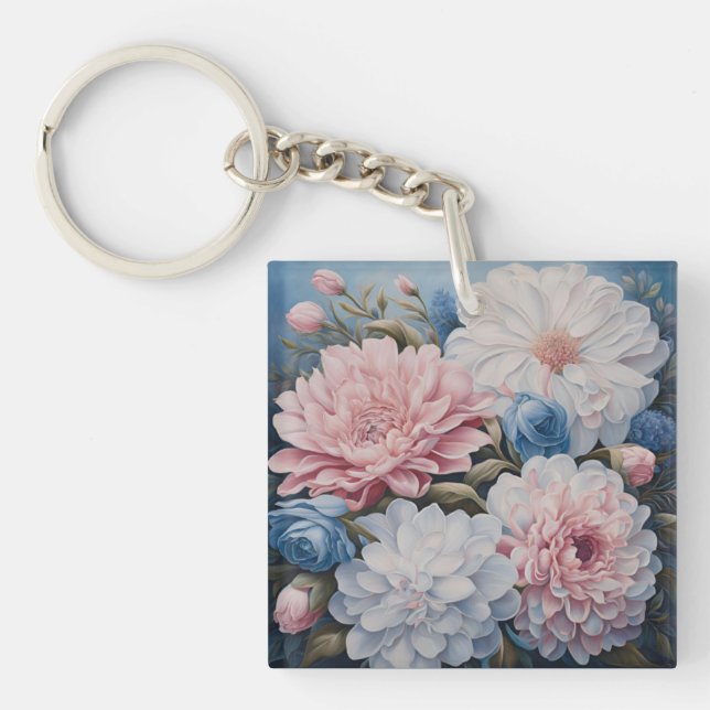 Blume Schlüsselanhänger (Vorderseite)