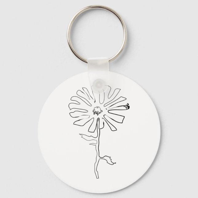 Blume Schlüsselanhänger (Vorderseite)