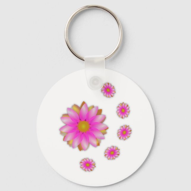 Blume Schlüsselanhänger (Vorderseite)
