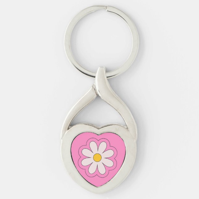 Blume Schlüsselanhänger (Vorderseite)
