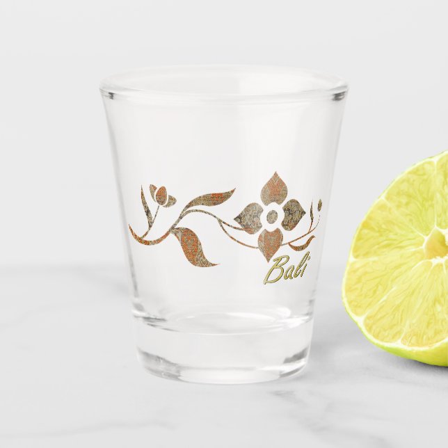 Blume Schnapsglas (Vorderseite)