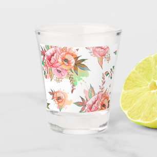 Blume Schnapsglas