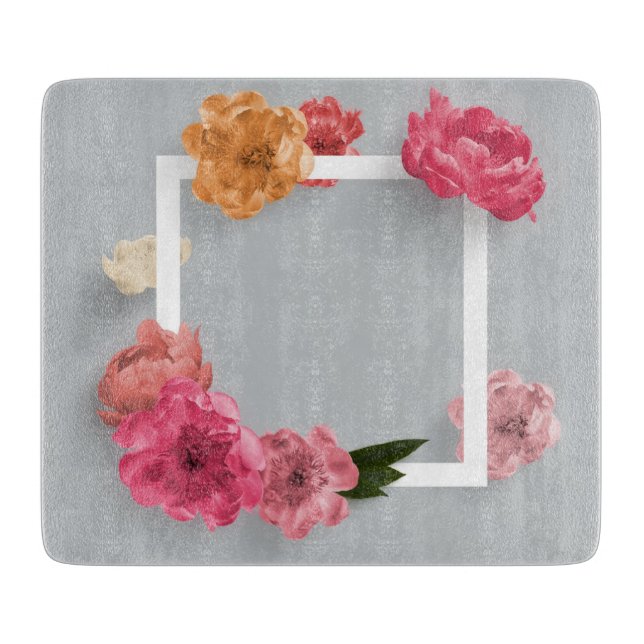 Blume Schneidebrett (Vorderseite)