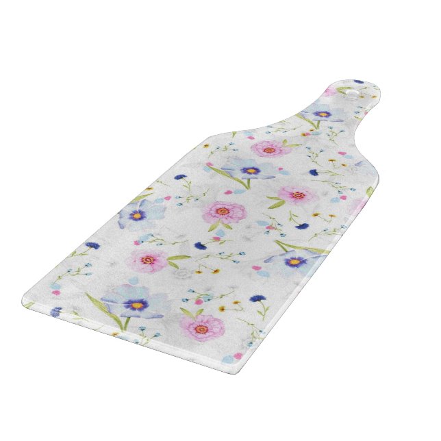 Blume-Schnittmuster Schneidebrett (Ecke)