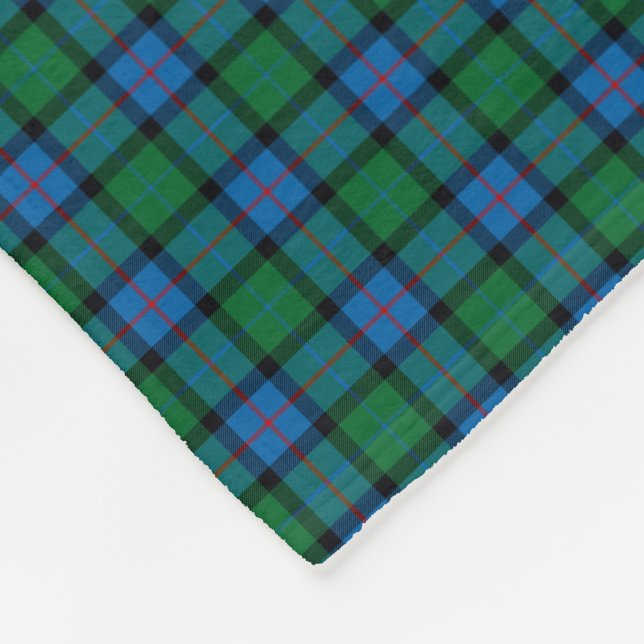 Blume Schottland National Tartan Fleecedecke (Ecke)