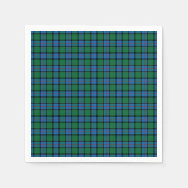 Blume Schottland National Tartan Serviette (Vorderseite)