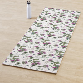 Blume Schottland-Thistle Yogamatte