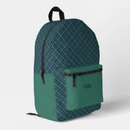 Blume Schottlands Clan Tartan Bedruckter Rucksack