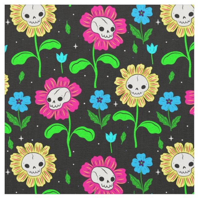 Blume Schwarz Stoff (Nahaufnahme)