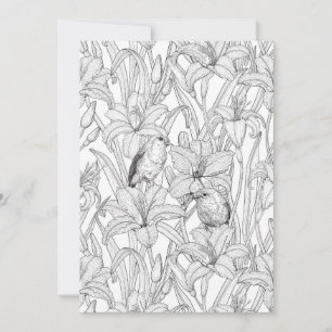 Blume, schwarz und weiß