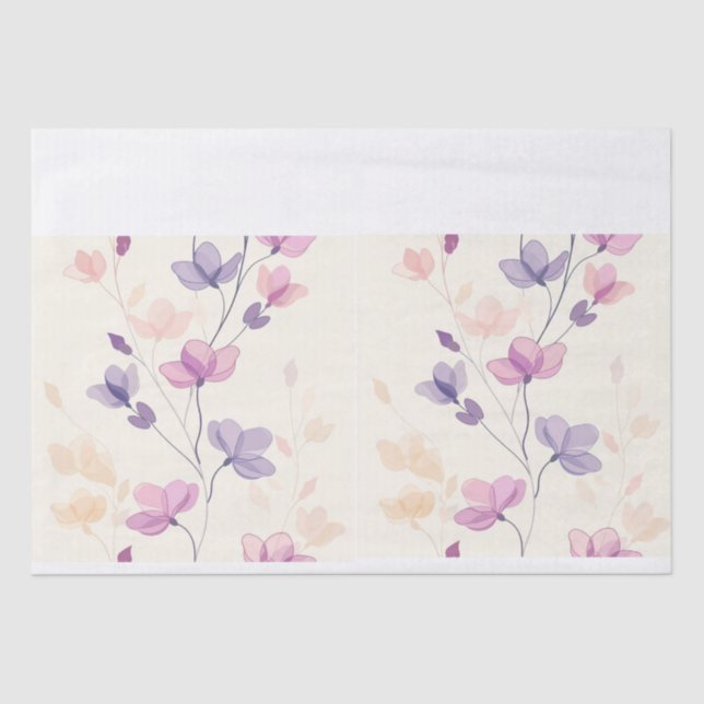 Blume Seidenpapier (Vorderseite)