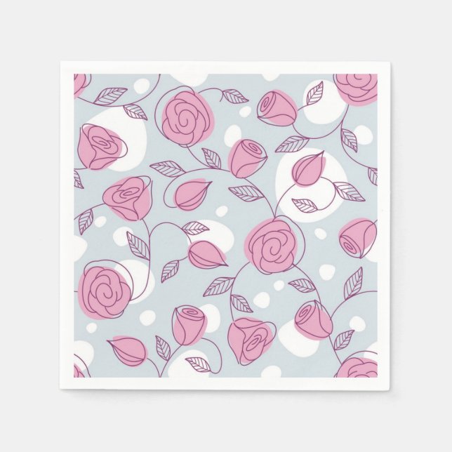 Blume Serviette (Vorderseite)