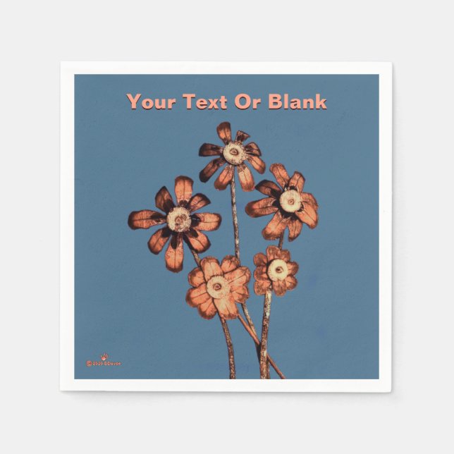 Blume Serviette (Vorderseite)