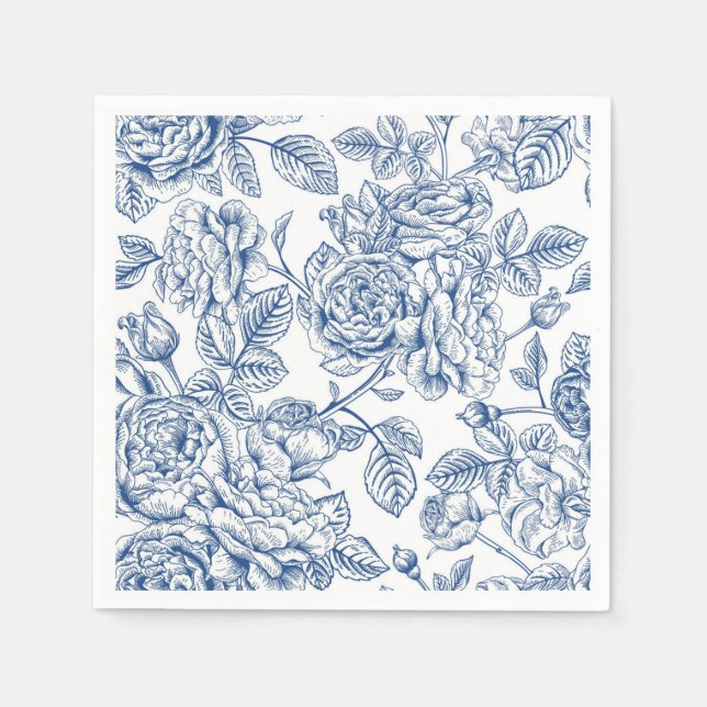 Blume Serviette (Vorderseite)
