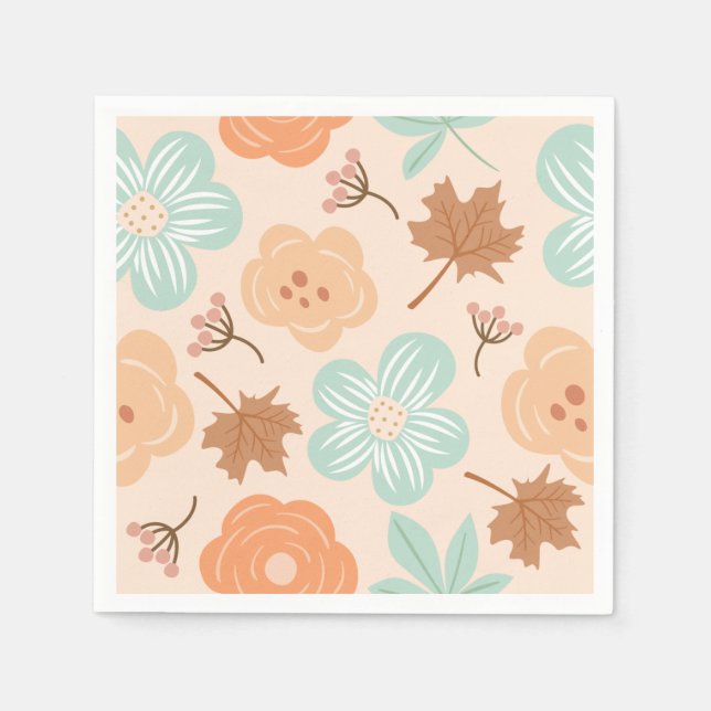 Blume Serviette (Vorderseite)