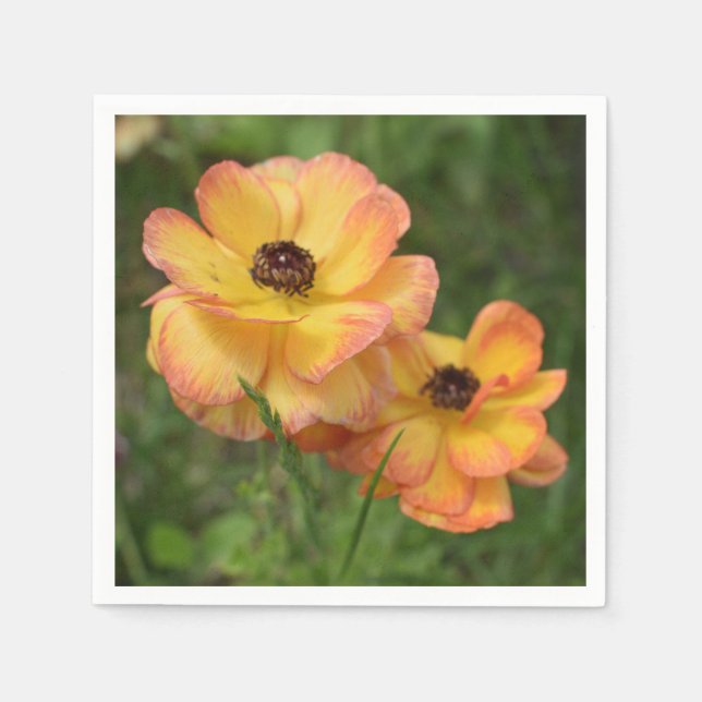 Blume Serviette (Vorderseite)