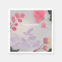 Blume Serviette