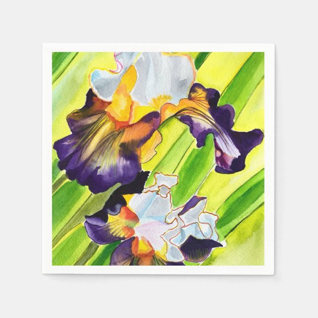 Blume Serviette (Vorderseite)