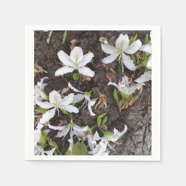 Blume Serviette (Vorderseite)