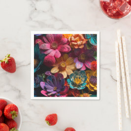 Blume Serviette