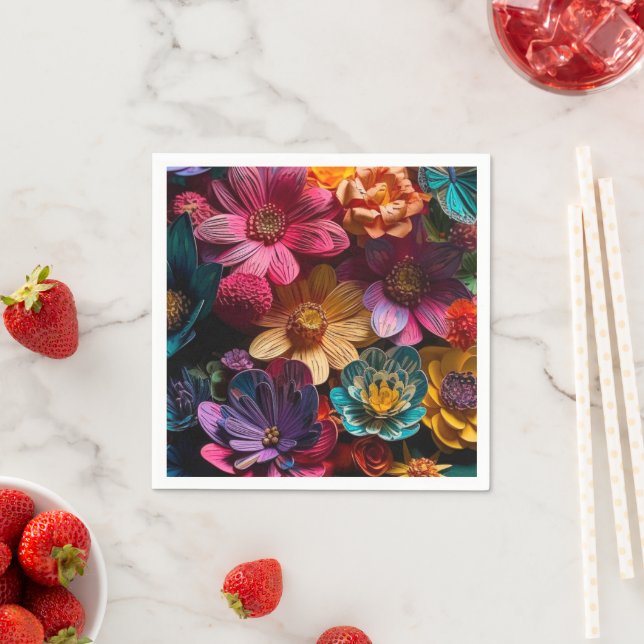 Blume Serviette (Beispiel)