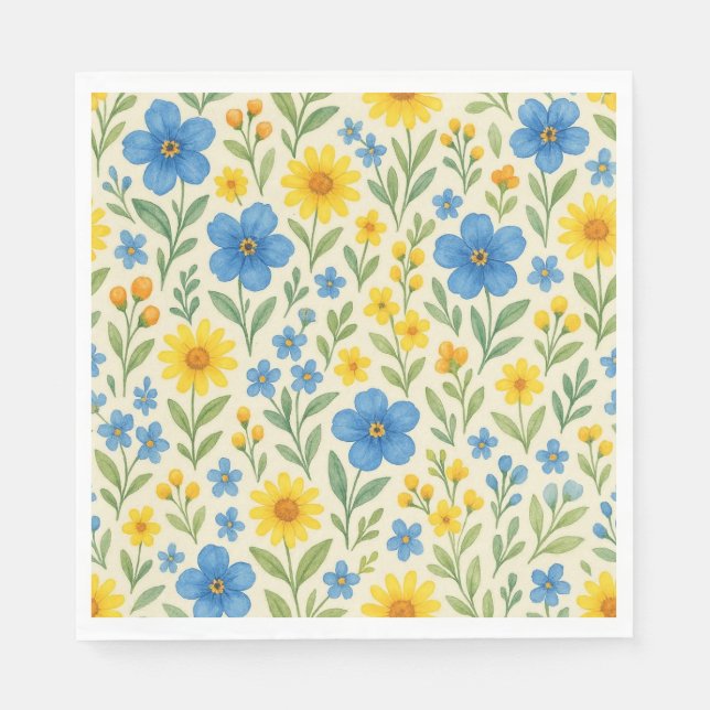 Blume Servietten! Serviette (Vorderseite)