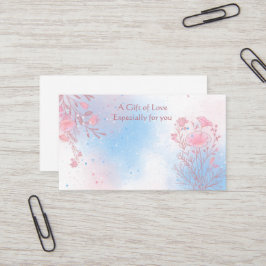 Blume Shop Blume Geschenkkarte Visitenkarte