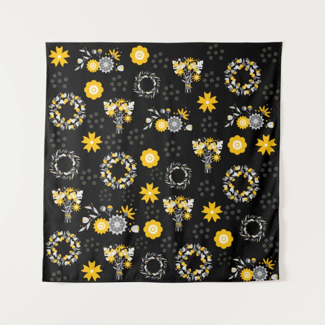 Blume Shop Dankbar, Tapestry Wandteppich (Vorderseite)